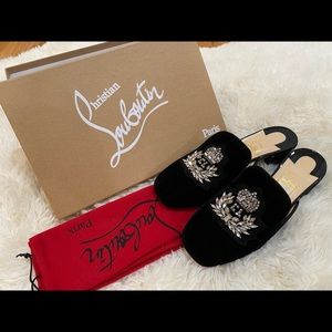 Brand new Christian Louboutin loafer/ mules